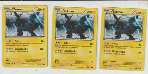Cartes holo zekrom nxd - holo, (nxd