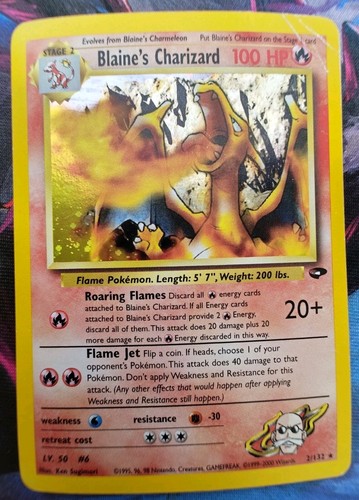 Blaine charizard 132 - charizard, 2/132