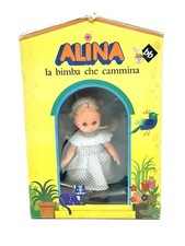 VINTAGE 80s # ALINA LA BAMBOLA CHE CAMMINA  NUOVA IN BOX AV