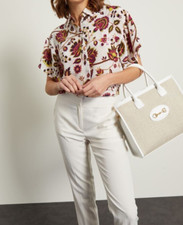 Camicia in seta a fantasia