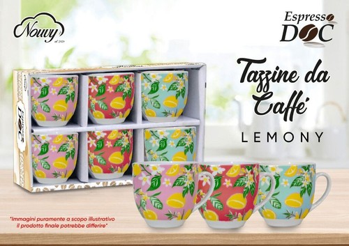 Set servizio tazzine - set, 6