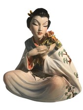Scultura ceramica donna