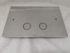 Placca comando cassetta wc, marca BELLOSTA, ART 01-018/5+ piastra CROMO LUCIDO