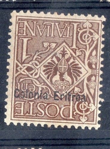 Eritrea 1cent soprastampa - eritrea,