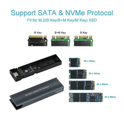 Nvme ssd usb 3 - m.2, 3.1