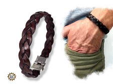 Bracciale uomo in cuoio