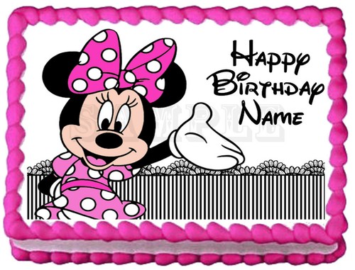 Minnie mouse cake topper - cake,