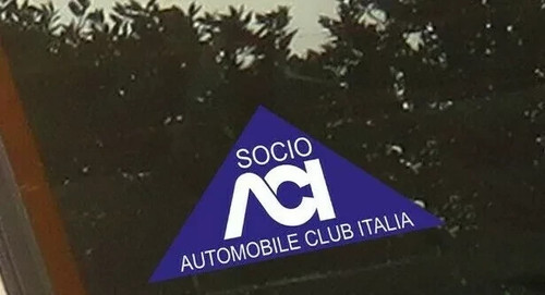 Vetrofania speculare socio aci - socio,