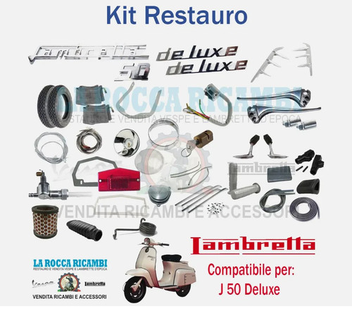 Kit restauro lambretta 50 - restauro,