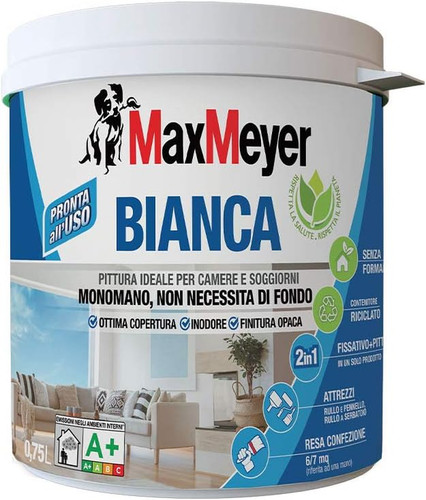 Pittura per interni bianca - per,