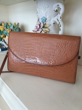 Borsa  Donna Tracolla Ape Regina In Vero Coccodrillo