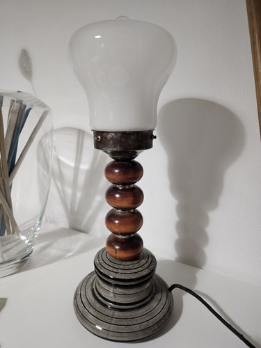 Lampada opalina anni ottime - anni, 70