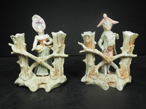 Pair antique sitzendorf - pair,