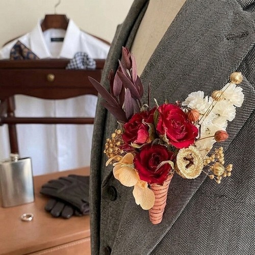 Corsetto fiori secchi - , per