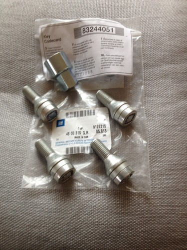 Kit lucchetti cerchi opel - cerchi,