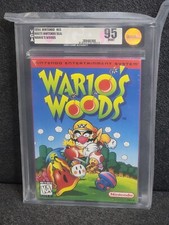 NES Nintendo WARIO'S WOODS nuovo VGA 95 sigillato in fabbrica come nuovo gioco WATA CGC