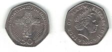 MONETA 50 PENCE UNC ISOLA DI