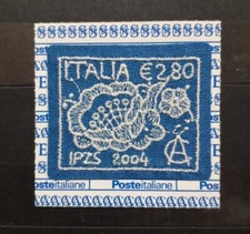 2004 ITALIA FRANCOBOLLO MERLETTO NUOVO 2,80 EURO