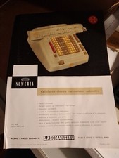 LAGOMARSINO    anni 1950/60   -macchina da CALCOLO-BROCHURE INFORMATIVA-