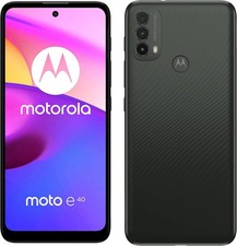 Motorola Moto E40 - 4/64 GB - grigio carbonio 6,5"" 48 megapixel fotocamera doppia SIM (sbloccato)