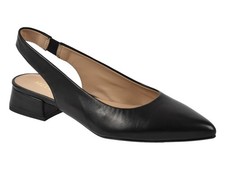 MELLUSO SCARPE DECOLLETE  IN PELLE DONNA ESTATE D171Z  SLINGBACK NERO