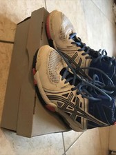 asics gel rocket7 bianco Blu Numero 38 Donna Usate Poche Volte Come Nuove