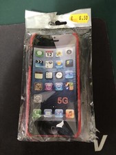 IPHONE 5 CUSTODIA IN SILICONE ROSSO 4024559434051 DA COLLEZIONE