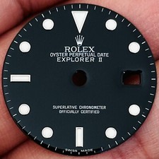 Quadrante nero Rolex per