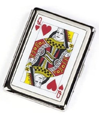 Portasigarette poker donna - portasigarette,