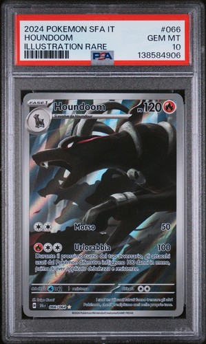 Houndoom sfa 066 psa gem - houndoom,