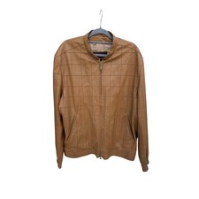 Brioni giacca pelle bomber