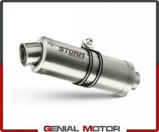 Scarico Storm by Mivv Oval acciaio inox per Suzuki Gsf 1200 Bandit 2001 > 2003