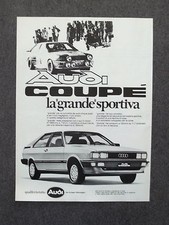 G110-Advertising Pubblicità - 1982 - AUDI COUPE' LA GRANDE SPORTIVA 