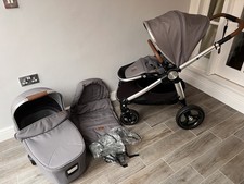 Mamas & Papas Ocarro passeggino carrozzina 2 in 1 con poggiapiedi - grigio fossile