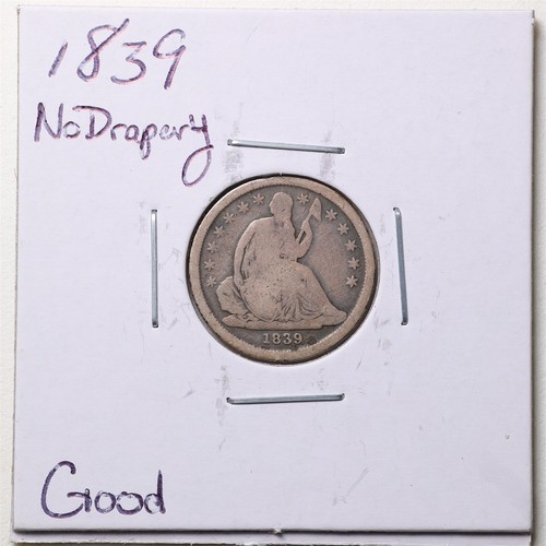 1839 drapery 10c - 10c, seduto