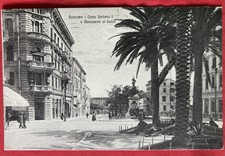 ?Rara Cartolina di Sanremo Imperia Monumento ai Caduti del 1925 x Bergamo