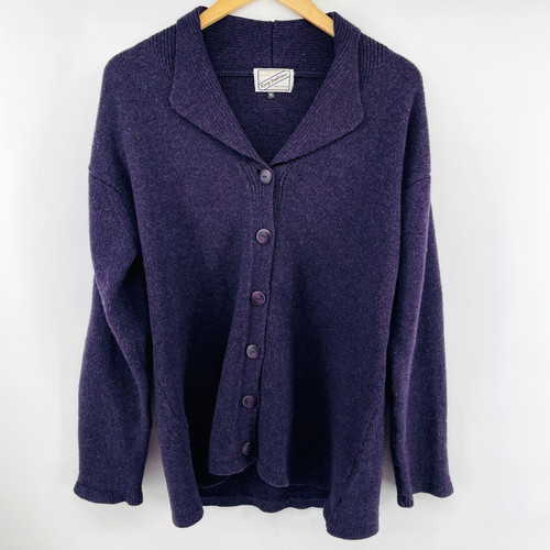 Maglione cardigan lana vintage