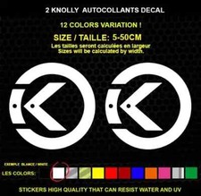 2 KNOLLY BIKE autocollant