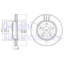 Disco freno 6246 - brp, per