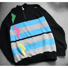 MAGLIA CICLISMO VINTAGE LANA Santini tg. 5