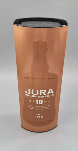 Jura whisky empty bottle - whisky, with