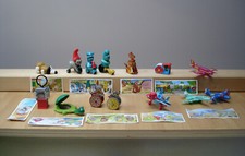 Kinder lotto 54 sorpresine componibili miste e 7 puzzle - 2002