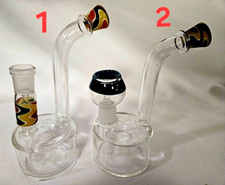 6" - 14mm male Clear glass