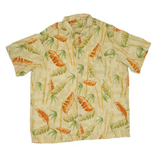 Camicia Hawaiana Da Uomo Beige