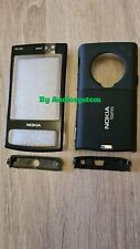 COVER GUSCIO NOKIA N95 8GB +VETRO FRONTALE DISPLAY FLIP BATTERIA VETRINO NERO