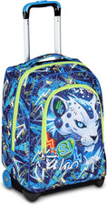 Trolley scuola fisso blu - fisso,, blu,