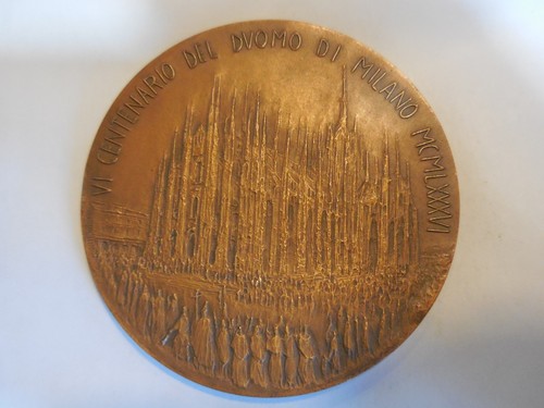Medaglia centenario duomo - vi,