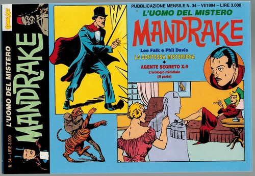 Mandrake comic art - mandrake,
