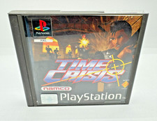 Time Crisis PS1 Sony Playstation 1 PAL EUR gioco usato vintage con manuale