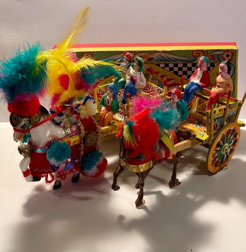 Carrozza vintage arte popolare